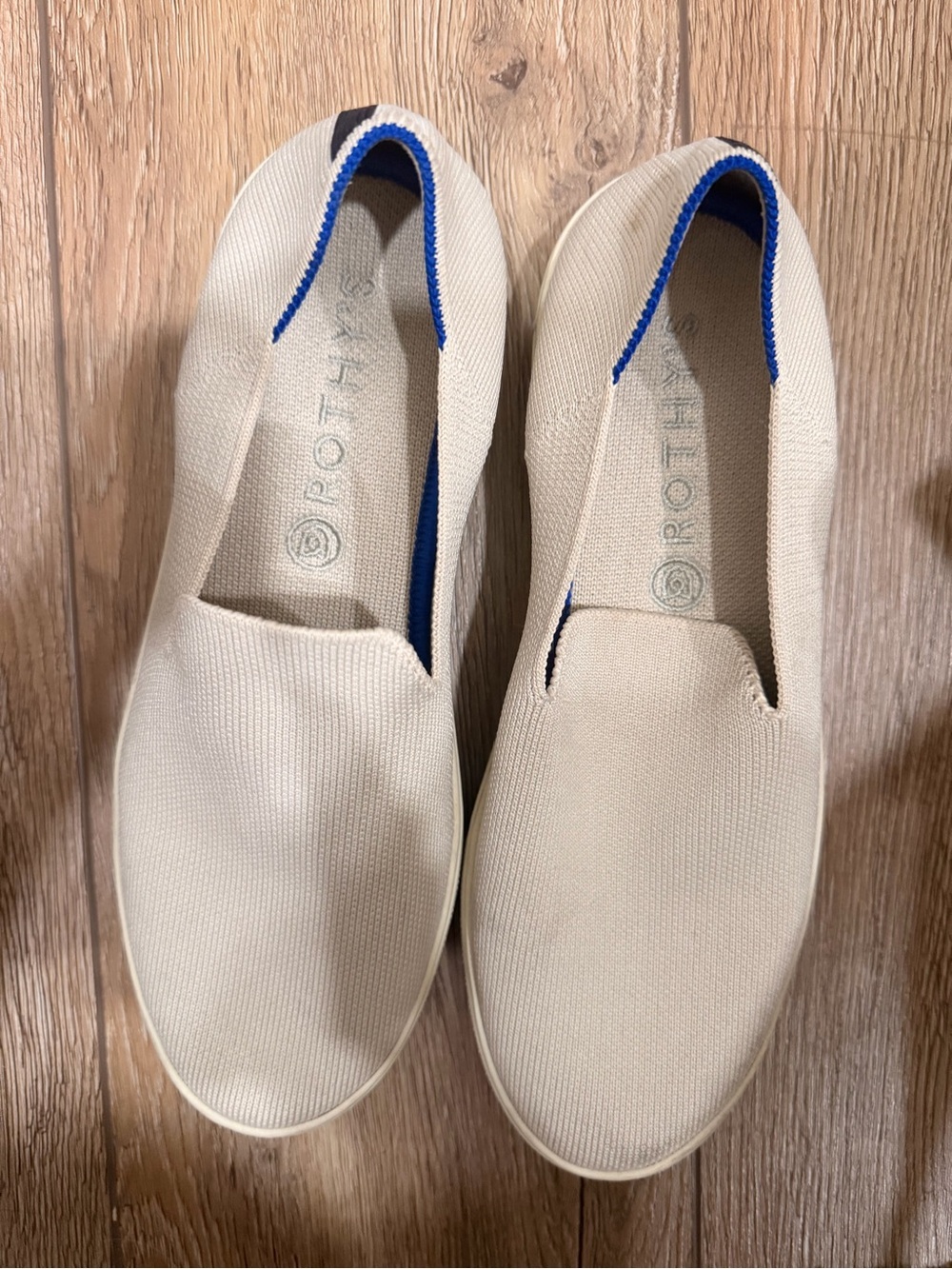 Rothy's original slip-On Sneakers in Cream